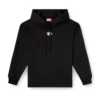 f-buxt-hood-od Hanorac cu logo oval D cu efect metalic f-buxt-hood-od Hanorac cu logo oval D cu efect metalic