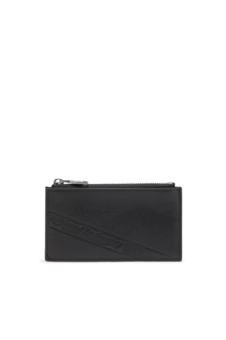 flag-d card holder iii Portcard din piele cu închidere cu fermoar