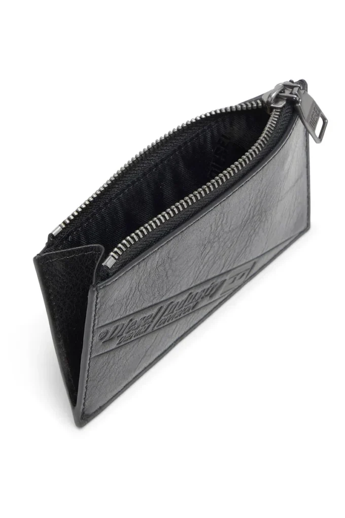 flag-d card holder iii Portcard din piele cu închidere cu fermoar flag-d card holder iii Portcard din piele cu închidere cu fermoar