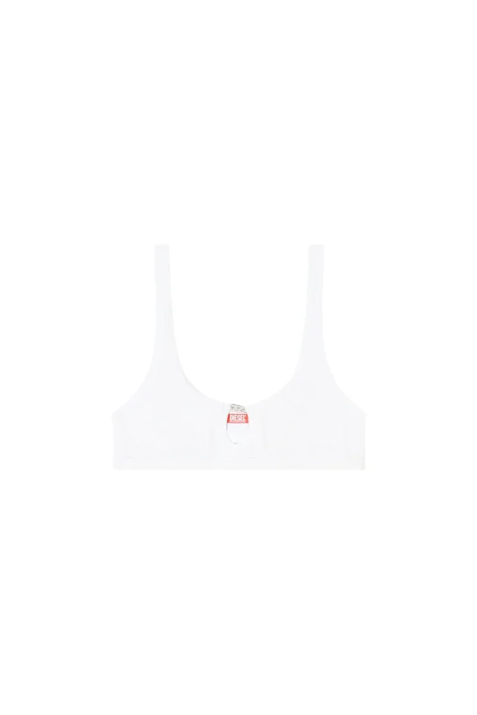 florence-dnm Sutien moale din bumbac cu nervuri și bijuterie Oval D florence-dnm Sutien moale din bumbac cu nervuri și bijuterie Oval D