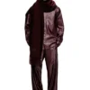 fr-p-arten Pantaloni cu logo în culoarea burgund fr-p-arten Pantaloni cu logo în culoarea burgund