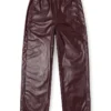 fr-p-arten Pantaloni cu logo în culoarea burgund fr-p-arten Pantaloni cu logo în culoarea burgund