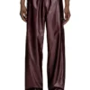fr-p-arten Pantaloni cu logo în culoarea burgund fr-p-arten Pantaloni cu logo în culoarea burgund