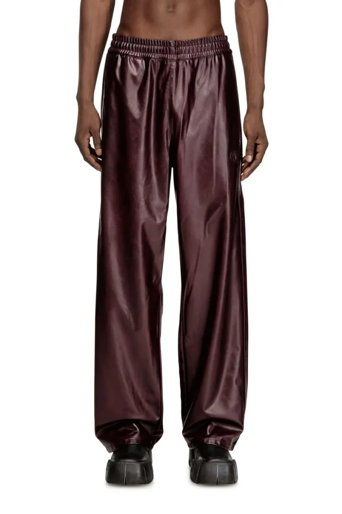 fr-p-arten Pantaloni cu logo în culoarea burgund fr-p-arten Pantaloni cu logo în culoarea burgund