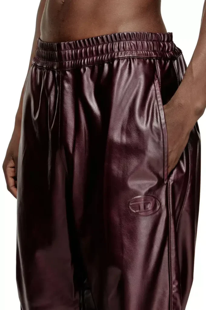 fr-p-arten Pantaloni cu logo în culoarea burgund fr-p-arten Pantaloni cu logo în culoarea burgund