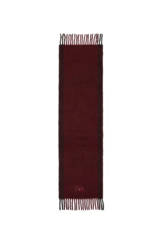fr-s-olid Eșarfă din lână jacquard în culoarea burgund