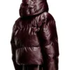 fr-w-myley Jachetă cu glugă și căptușeală din bumbac, în culoarea burgund fr-w-myley Jachetă cu glugă și căptușeală din bumbac, în culoarea burgund