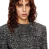 g-crop-g Jachetă scurtă din țesătură bouclé g-crop-g Jachetă scurtă din țesătură bouclé