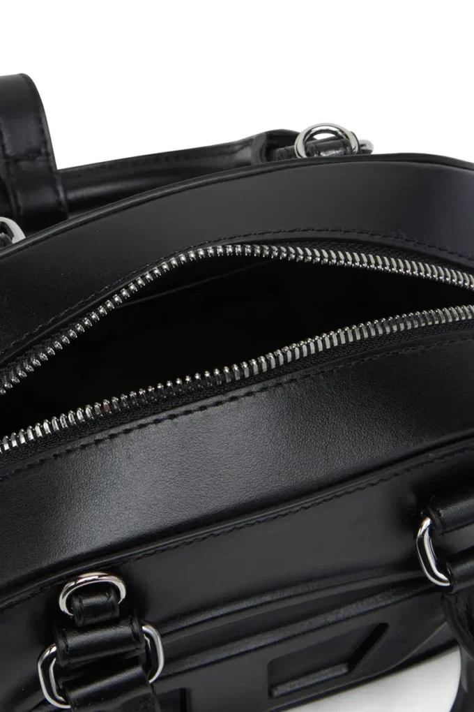 Geantă crossbody 1DR Dome Geantă mini bowling 1DR Dome din piele Geantă crossbody 1DR Dome Geantă mini bowling 1DR Dome din piele