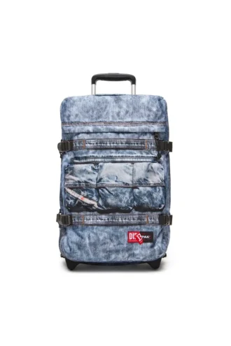 Geantă de cabină Diesel Transit’r din denim trompe l’oeil
