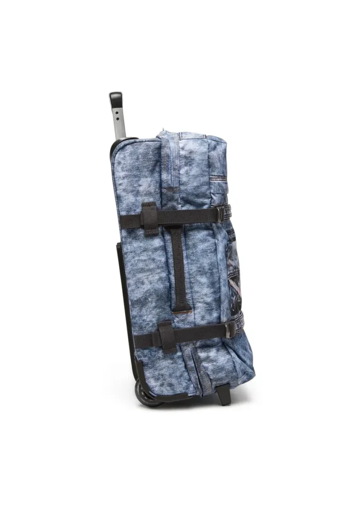 Geantă de cabină Diesel Transit’r din denim trompe l’oeil