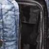 Geantă de cabină Diesel Transit’r din denim trompe l’oeil