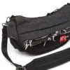geantă de umăr Diesel Geantă de umăr din denim distrus și CORDURA®