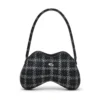 Geantă de umăr Double-D Geantă de umăr Double-D cu motiv houndstooth Geantă de umăr Double-D Geantă de umăr Double-D cu motiv houndstooth