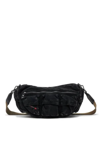 Geantă de umăr multi-pkts x Geantă Multi-Pkts-Multipocket din denim spălat