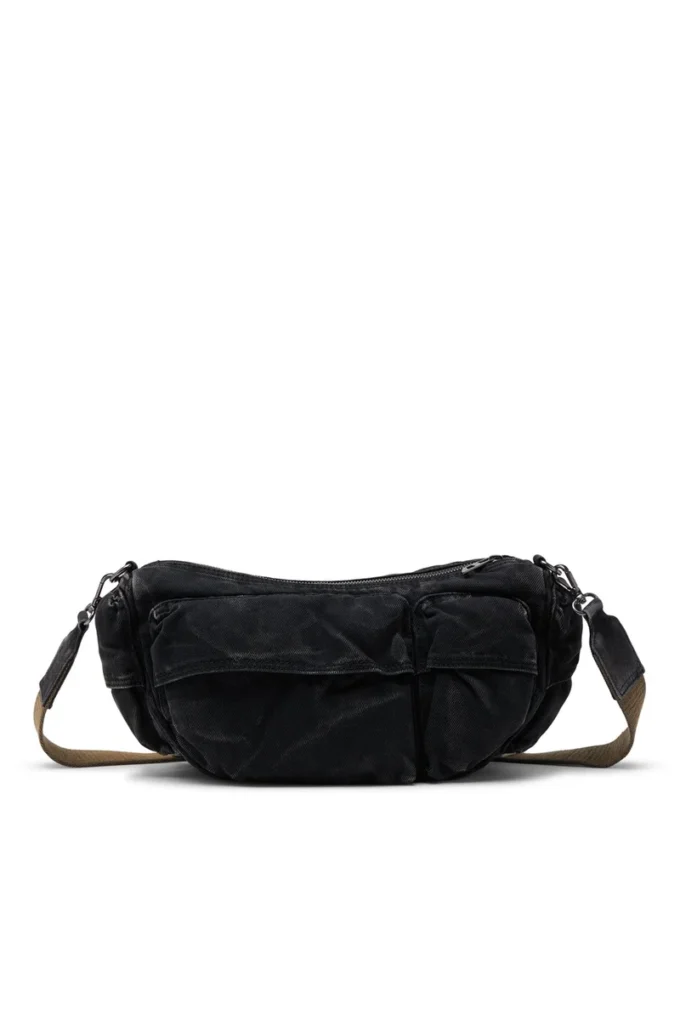 Geantă de umăr multi-pkts x Geantă Multi-Pkts-Multipocket din denim spălat Geantă de umăr multi-pkts x Geantă Multi-Pkts-Multipocket din denim spălat