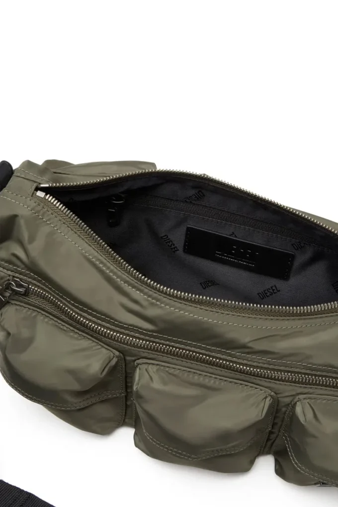 Geantă de umăr multi-pkts x Geantă Multi-Pkts-Multipocket din material utilitar Geantă de umăr multi-pkts x Geantă Multi-Pkts-Multipocket din material utilitar