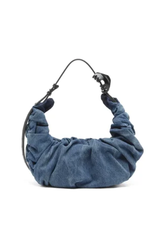 grab-d hobo l Geantă hobo mare Grab-D-Large din denim tratat