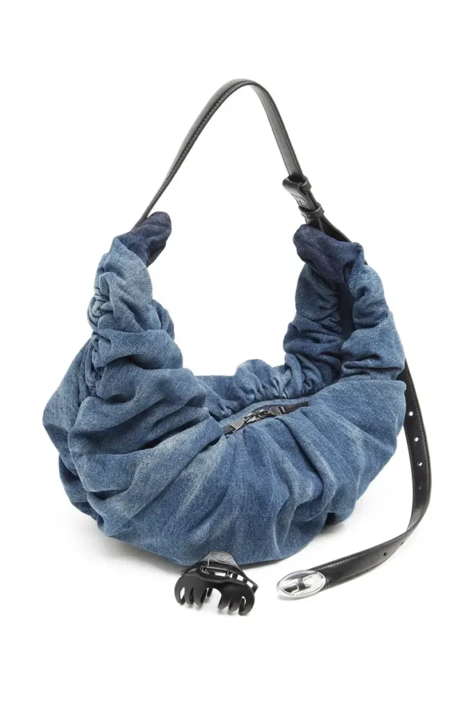 grab-d hobo l Geantă hobo mare Grab-D-Large din denim tratat grab-d hobo l Geantă hobo mare Grab-D-Large din denim tratat