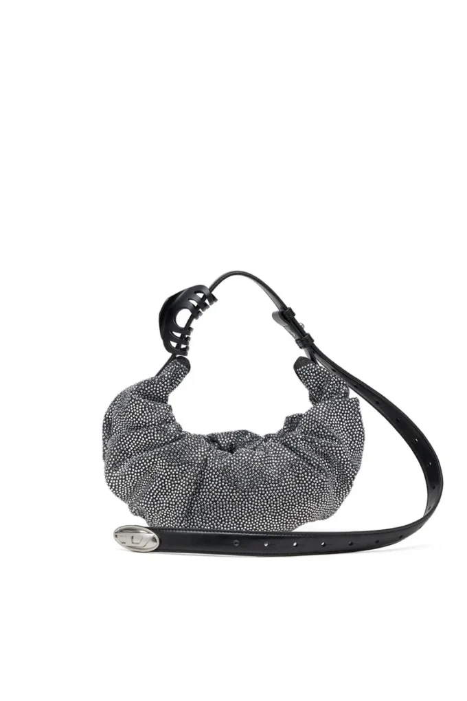 grab-d hobo s Grab-D S-Small geantă hobo strânsă din denim cristal grab-d hobo s Grab-D S-Small geantă hobo strânsă din denim cristal