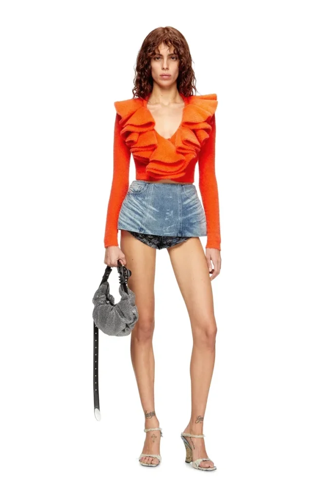 grab-d hobo s Grab-D S-Small geantă hobo strânsă din denim cristal grab-d hobo s Grab-D S-Small geantă hobo strânsă din denim cristal