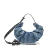 grab-d hobo s Grab-D-Small geantă hobo strânsă din denim tratat grab-d hobo s Grab-D-Small geantă hobo strânsă din denim tratat