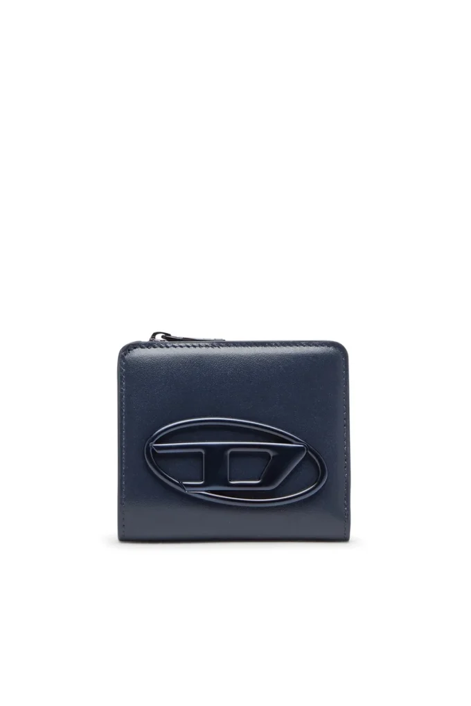 holi -d bi fold zip l Portcard din piele cu fermoar