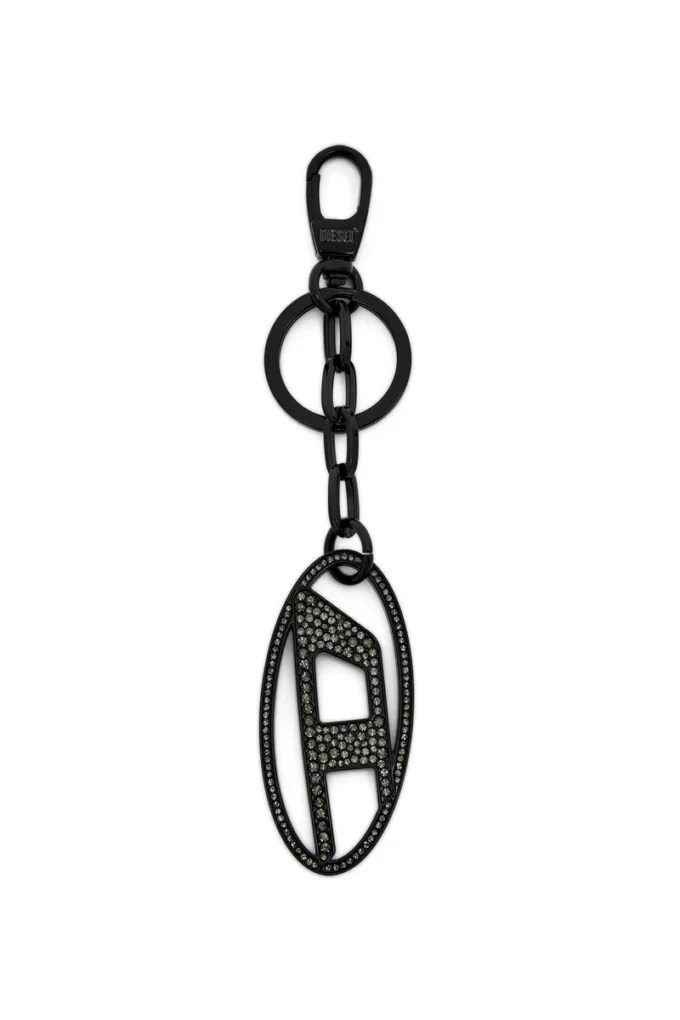 holy-c Metal Oval D breloc cu cristale holy-c Metal Oval D breloc cu cristale