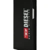 Husă Diesel 2-în-1 pentru iPhone XS și iPhone X Husă din piele neagră cu logo imprimat și în relief, iPhone XS și X