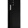 Husă Diesel 2-în-1 pentru iPhone XS și iPhone X Husă din piele neagră cu logo imprimat și în relief, iPhone XS și X