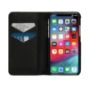 Husă Diesel 2-în-1 pentru iPhone XS și iPhone X Husă din piele neagră cu logo imprimat și în relief, iPhone XS și X