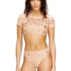 irma-gft Tricou scurt cu efect metalic