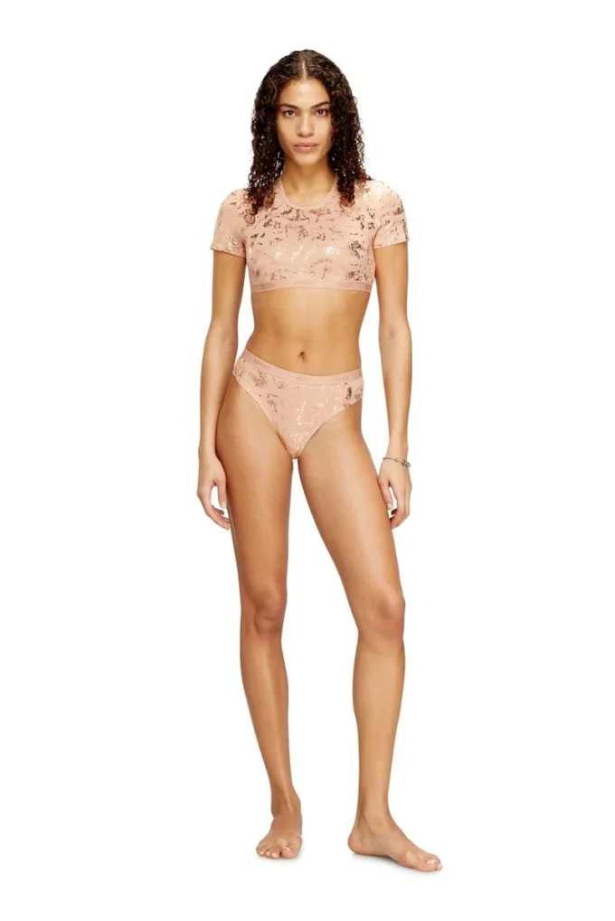 irma-gft Tricou scurt cu efect metalic