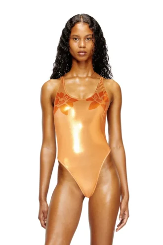 ivo_nny_swimsuit Costum de baie metalic cu imprimeu lotus
