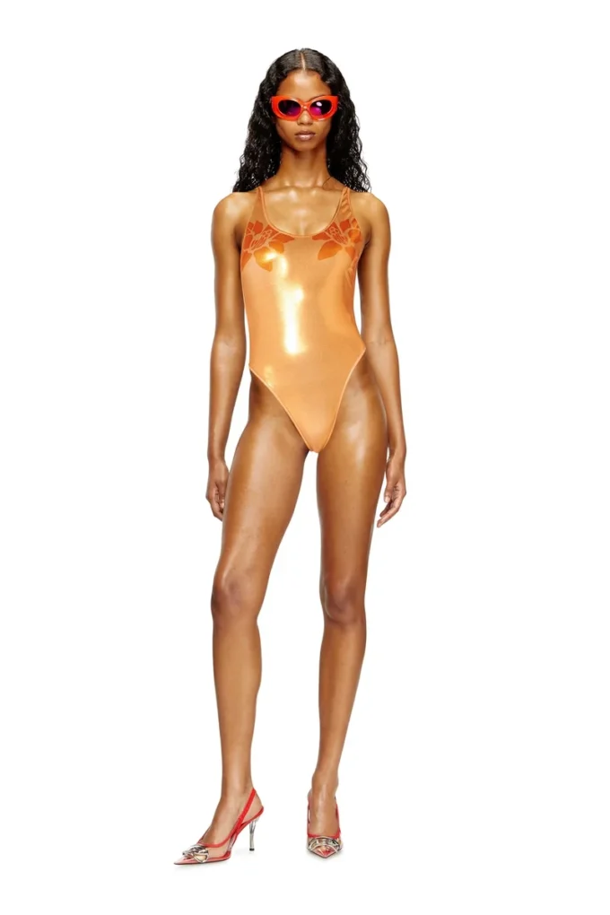 ivo_nny_swimsuit Costum de baie metalic cu imprimeu lotus ivo_nny_swimsuit Costum de baie metalic cu imprimeu lotus