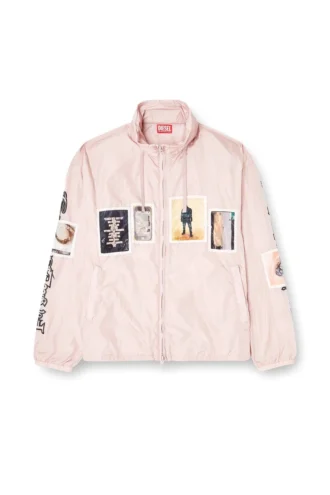 j-claus-a-gsbr Jachetă windbreaker cu patch-uri grafice