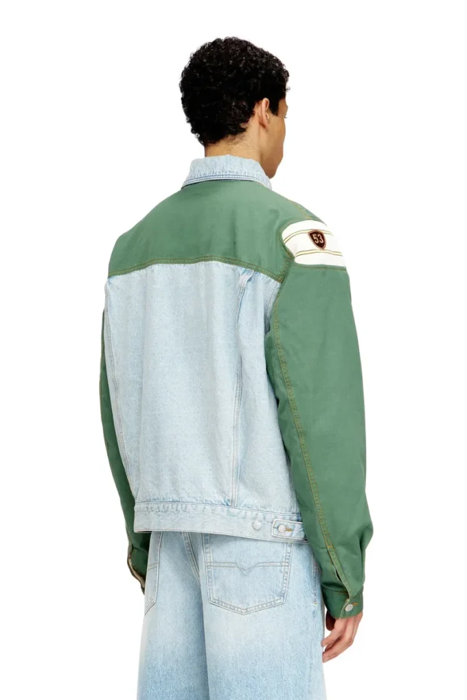 j-giant-20th Jachetă din denim cu inserție din bumbac j-giant-20th Jachetă din denim cu inserție din bumbac