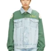 j-giant-20th Jachetă din denim cu inserție din bumbac j-giant-20th Jachetă din denim cu inserție din bumbac