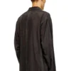 j-keysery Blazer cu două rânduri de nasturi din material șifonat j-keysery Blazer cu două rânduri de nasturi din material șifonat