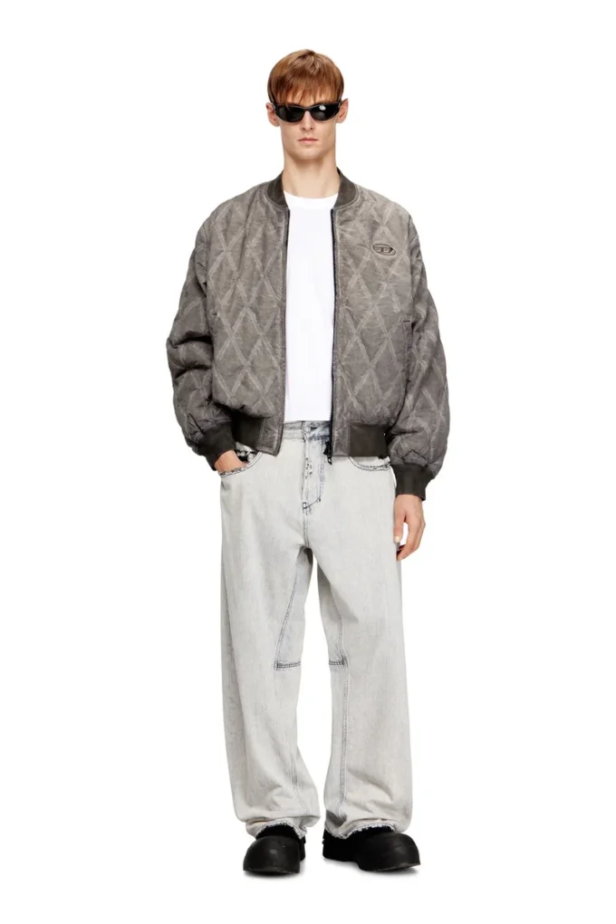 j-type-treat Jachetă bomber căptușită, matlasată în model argyle j-type-treat Jachetă bomber căptușită, matlasată în model argyle