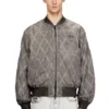 j-type-treat Jachetă bomber căptușită, matlasată în model argyle j-type-treat Jachetă bomber căptușită, matlasată în model argyle