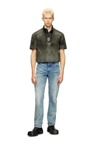 j-valois Jachetă cu mâneci scurte din nailon cu efect denim