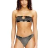 janette-dnm Sutien bandeau moale din bumbac rib cu bijuterie Oval D janette-dnm Sutien bandeau moale din bumbac rib cu bijuterie Oval D