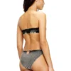 janette-dnm Sutien bandeau moale din bumbac rib cu bijuterie Oval D janette-dnm Sutien bandeau moale din bumbac rib cu bijuterie Oval D