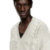k-antoine Cardigan tricotat cu logo Diesel k-antoine Cardigan tricotat cu logo Diesel