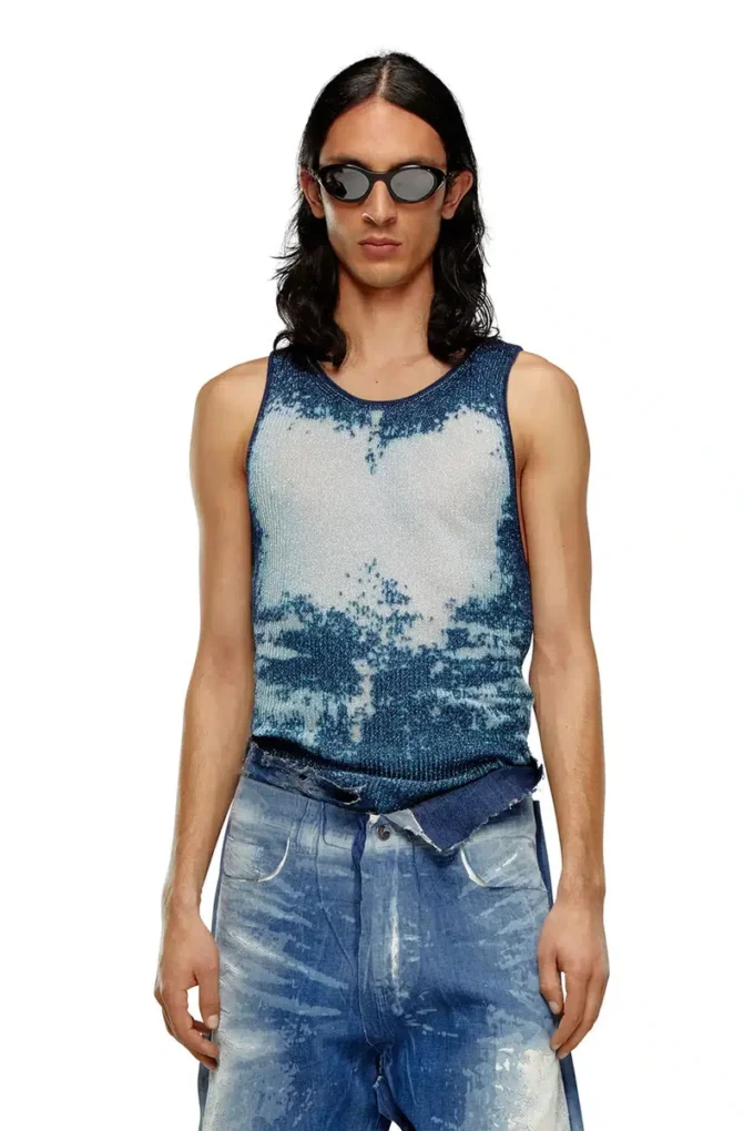 k-bossino Maiou din tricot metalic devoré k-bossino Maiou din tricot metalic devoré