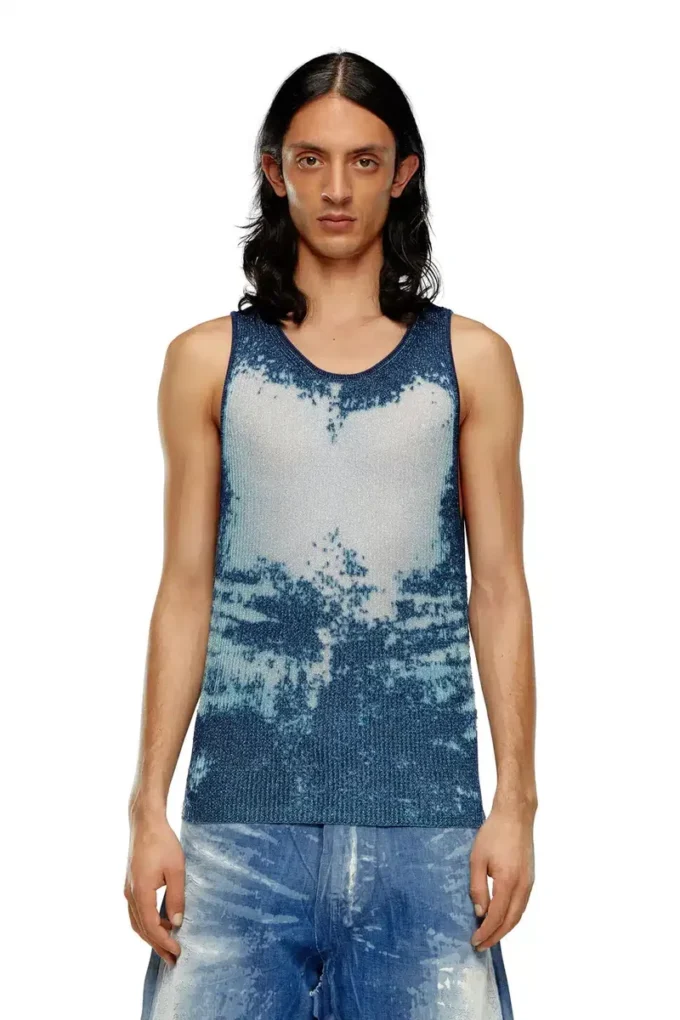 k-bossino Maiou din tricot metalic devoré k-bossino Maiou din tricot metalic devoré