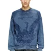 k-fenicol Pulover indigo cu logo Phoenix k-fenicol Pulover indigo cu logo Phoenix