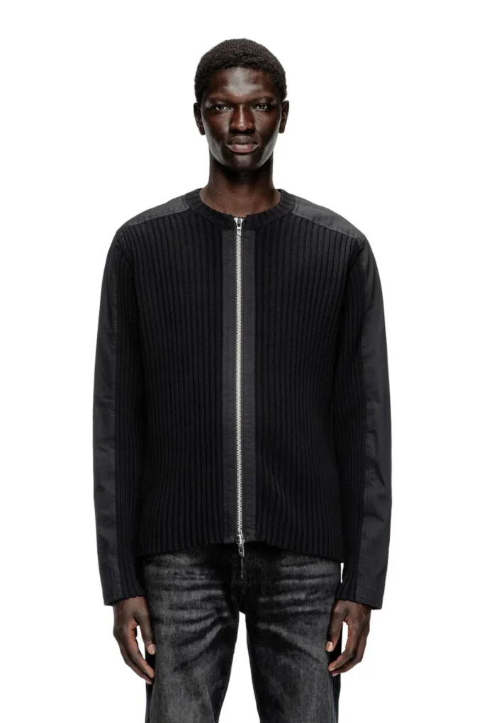 k-matty Cardigan cu fermoar și panouri utilitare k-matty Cardigan cu fermoar și panouri utilitare