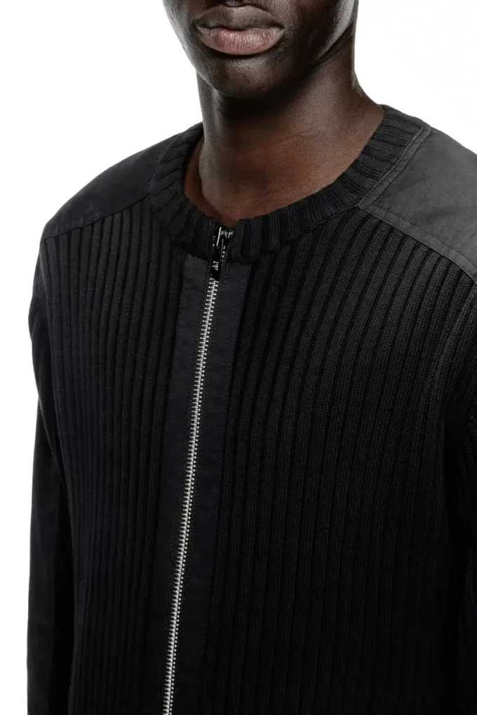 k-matty Cardigan cu fermoar și panouri utilitare k-matty Cardigan cu fermoar și panouri utilitare